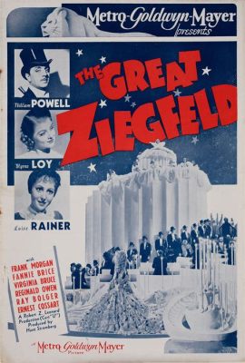 The Great Ziegfeld -  A Glittering Spectacle of Jazz Age Extravaganza and Star-Crossed Love!